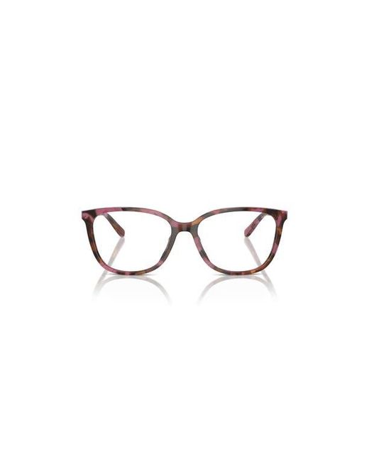 Michael Kors Brown 55Mm Rectangle Optical Glasses