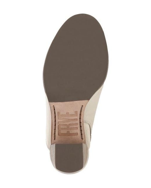 Frye White Stella Mule