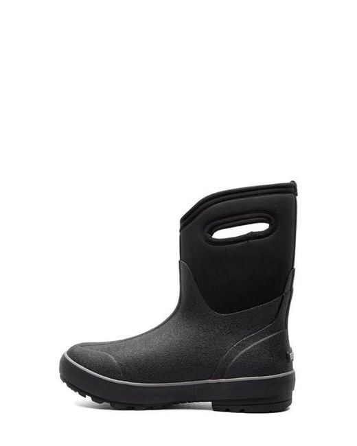 Bogs Black Classic Ii Mid Waterproof Rain Boot