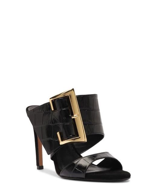 SCHUTZ SHOES Black Beatrix Slide Sandal