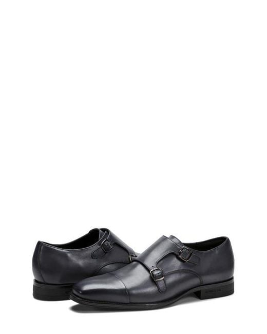Kenneth Cole Gray Charles Double Monk Strap Shoe for men