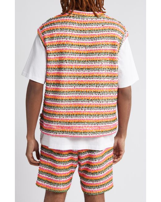 KROST Multicolor Crushed Sand Sweater Vest for men