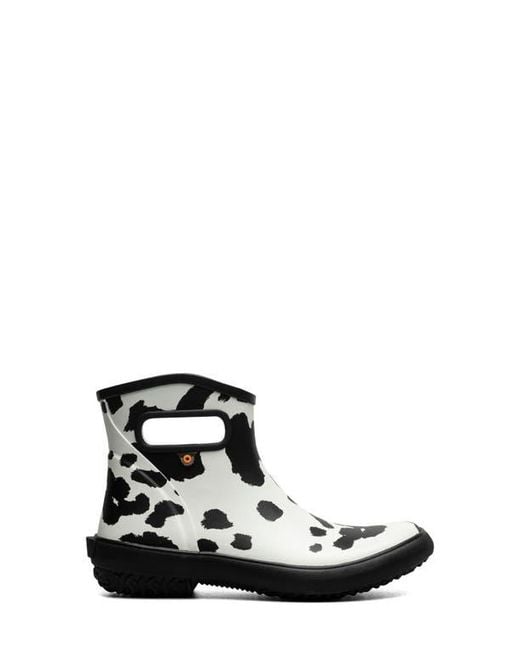 Bogs Black Patch Waterproof Rain Boot