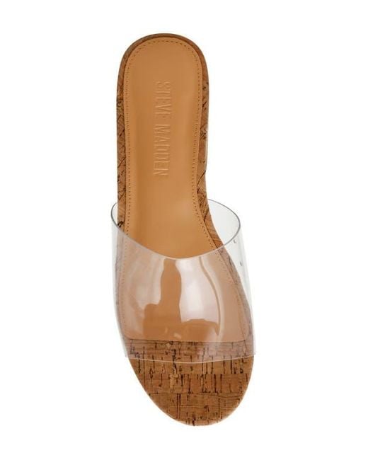 Steve Madden Natural Trippy Platform Sandal