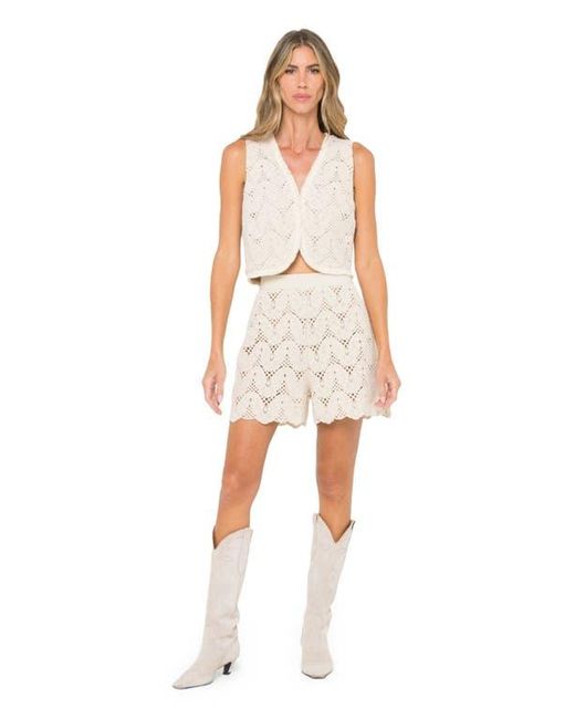 JBQ White Letty Vest