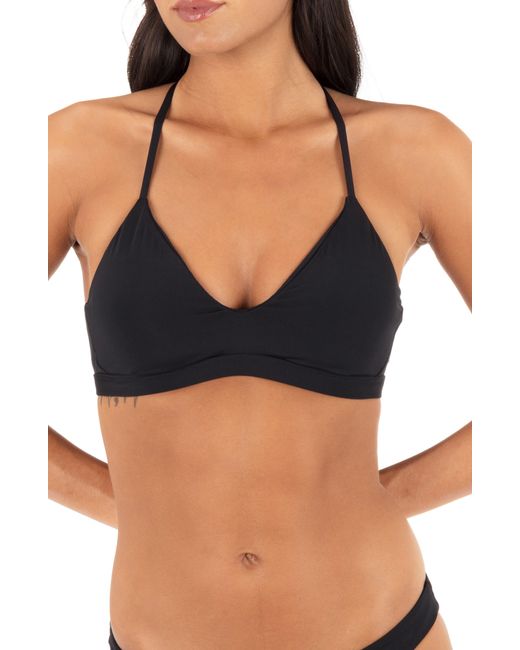 Hurley Black Racerback Bikini Top