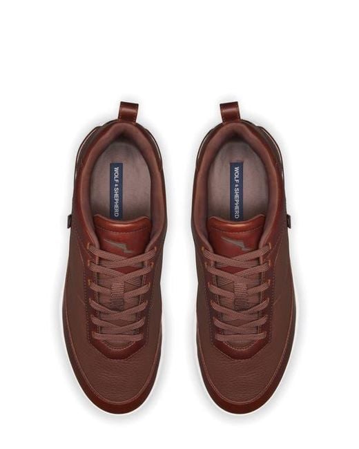 Wolf & Shepherd Brown Baller Sneaker for men