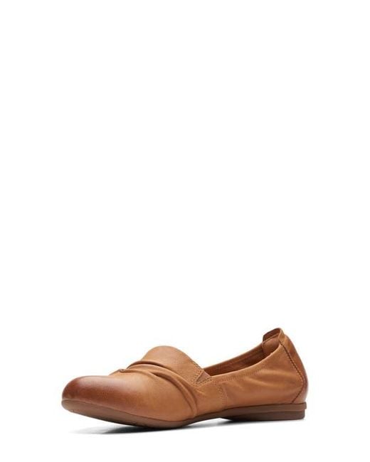 Clarks Brown Rena Way Flat