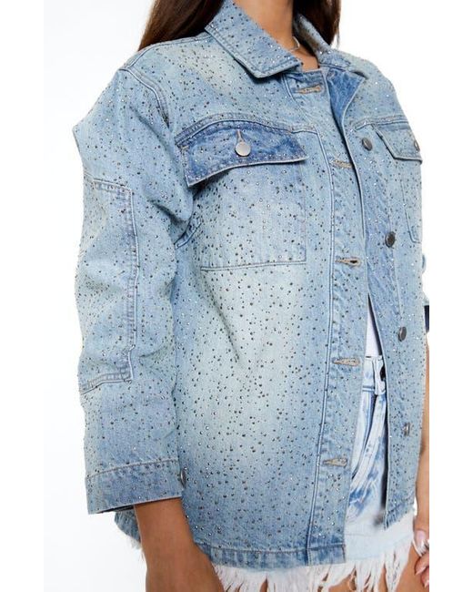 Blue Revival Blue Starry Night Shacket