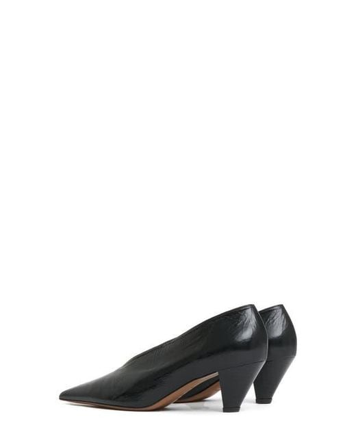 Mansur Gavriel Black Kiki Pointed Toe Pump