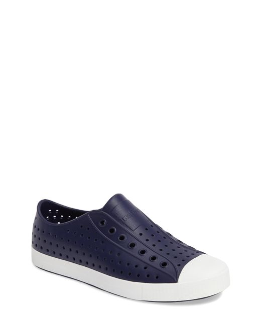 Native Shoes Blue Jefferson Water-Resistant Slip-Ons for men