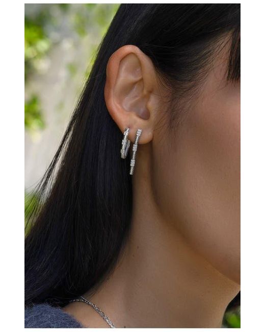 Bony levy diamond hoop earrings outlet