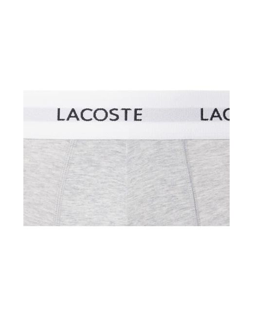 Lacoste Blue Assorted 3-Pack Core Essentials Trunks for men