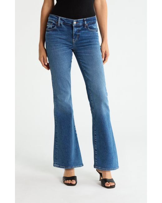 FRAME Blue The Pixie Low Rise Bootcut Jeans