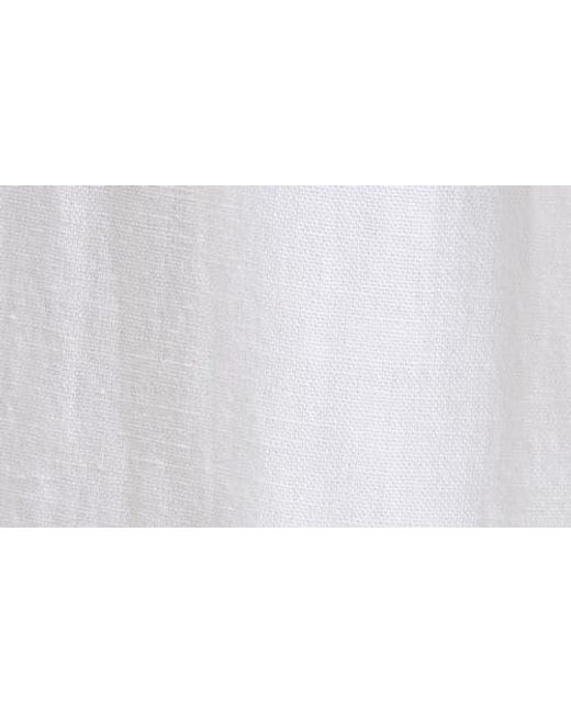 Nordstrom White Oversized Cover-Up Shirt