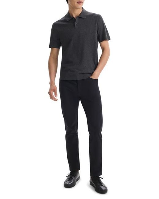 Theory Black Goris Performance Polo for men