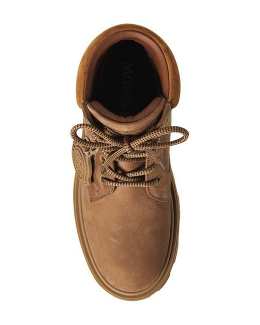 Moncler Brown Peak City Lace-Up Boot for men