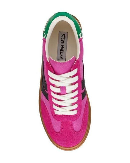 Steve Madden Pink Dodge Platform Sneaker