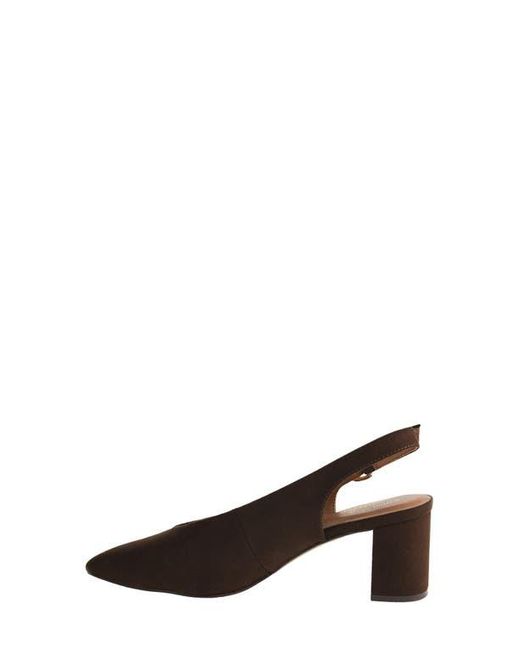 Chinese Laundry Brown Menny Pointed Toe Slingback Pump