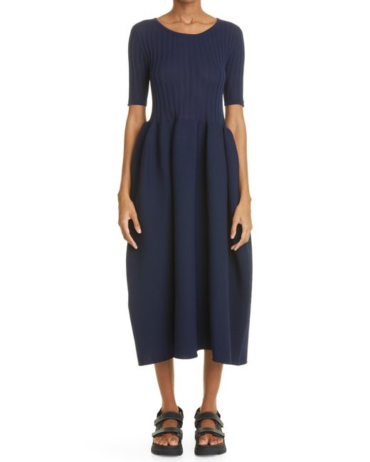 CFCL Pottery Dress 1 Fit & Flare Dress in Blue | Lyst