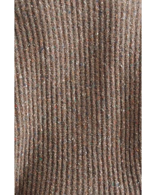 R13 Black Split Hem Wool Blend Cardigan