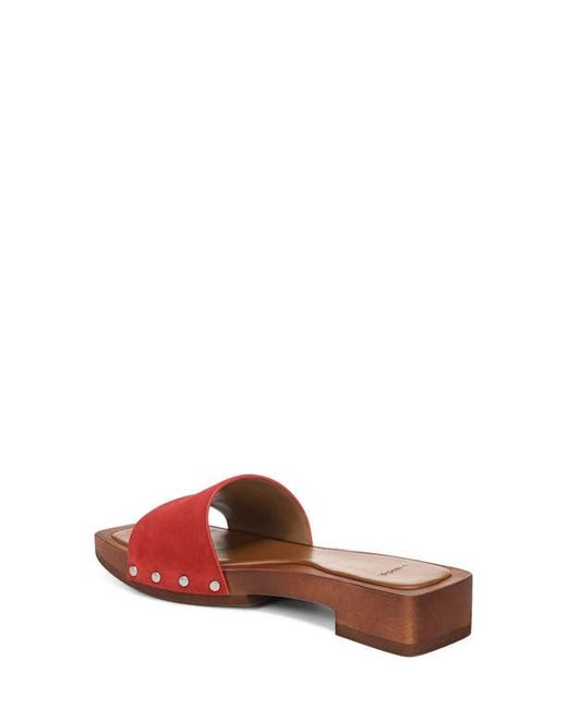 Vince Red Barbara Slide Sandal