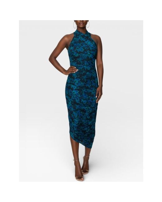 rachel roy ruched dress Rachel Roy Women's Metallic Ruched Midi Dress - White