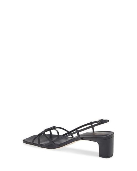 Reformation White Sally Slingback Sandal