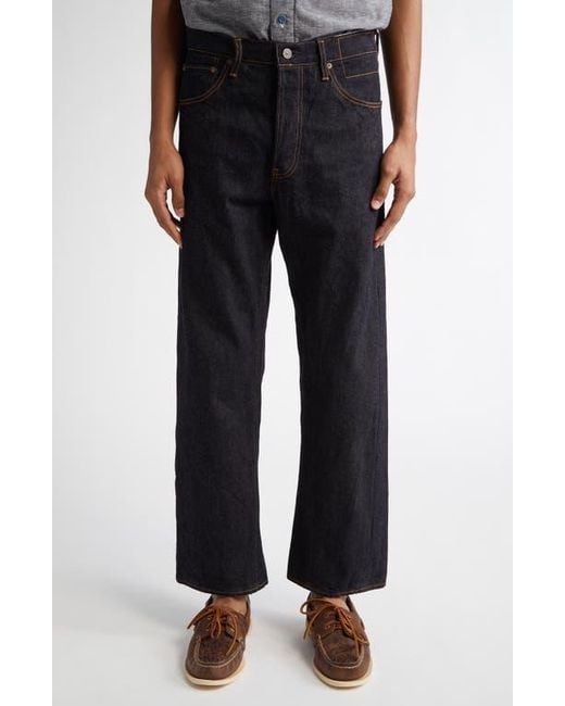 Visvim Social Sculpture 01 Wide Leg Jeans in Black for Men | Lyst