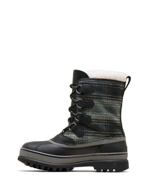 Sorel Black Caribou Wp Boot for men