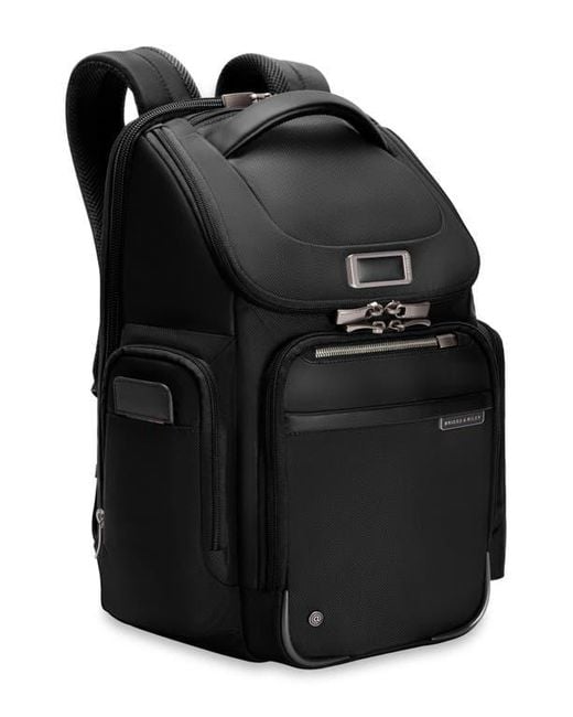 Briggs & Riley Black @Work Medium Widemouth Backpack