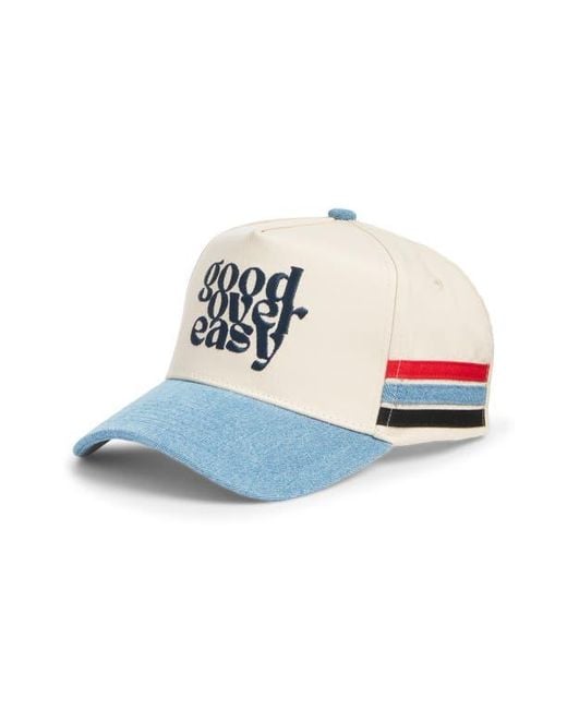Friday Feelin White Good Over Easy Snapback Baseball Cap