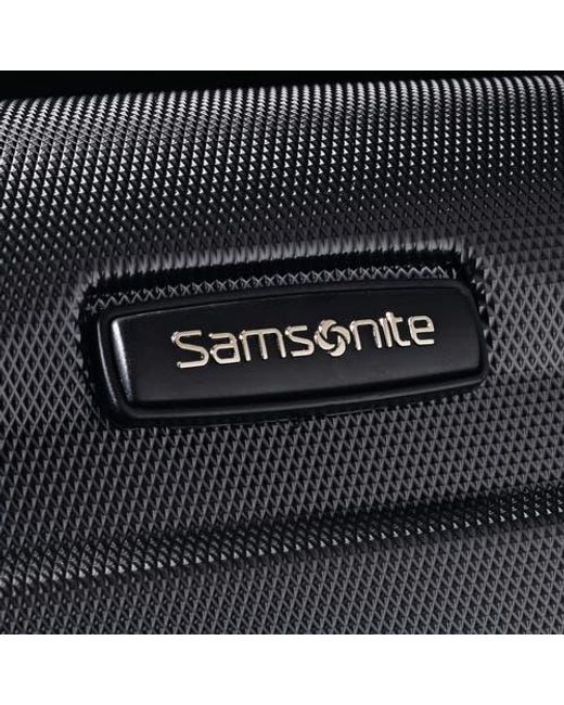 Samsonite Gray Omni Pc Checked-Medium 24-Inch Hardside Expandable Luggage With Spinner Wheels
