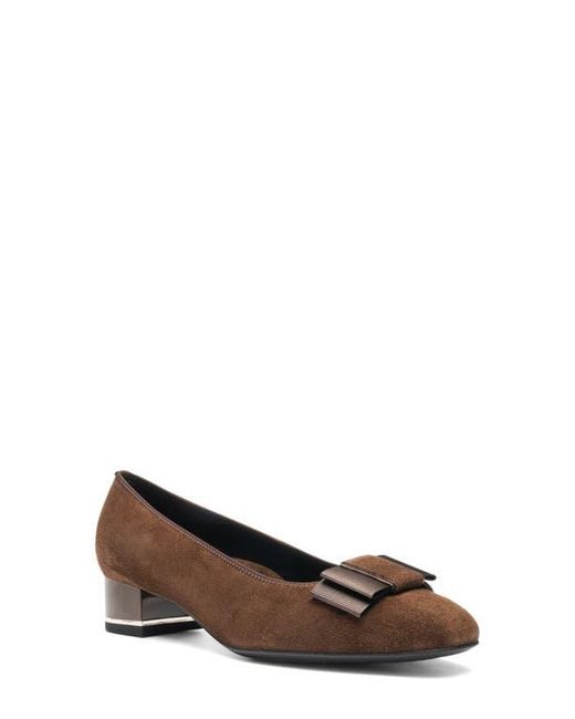 Ara Brown Garnet Suede Pump