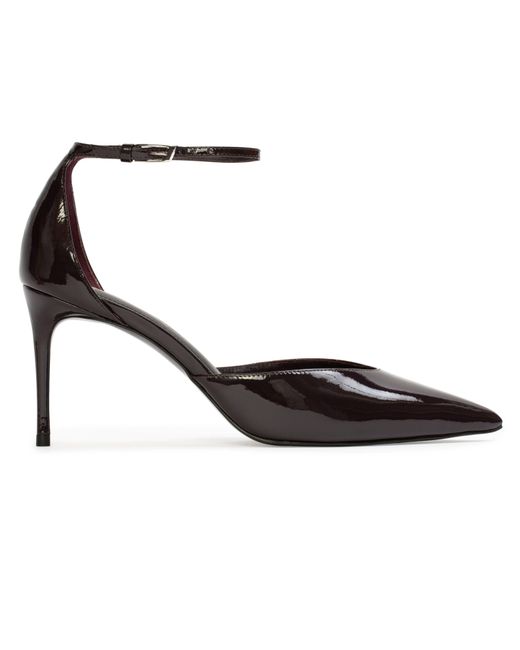 Black Suede Studio Multicolor Darcie 80 Patent Pump