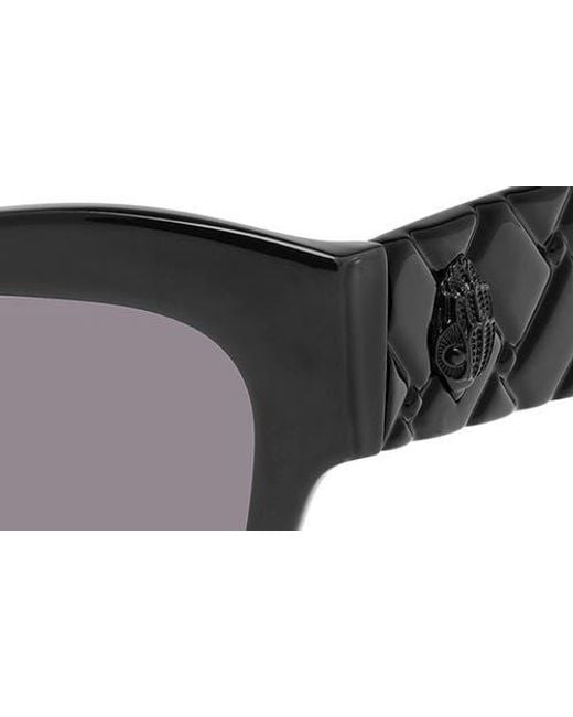 Kurt Geiger Black 53Mm Cat Eye Sunglasses