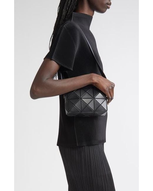 Issey Miyake Black Cuboid Crossbody Bag