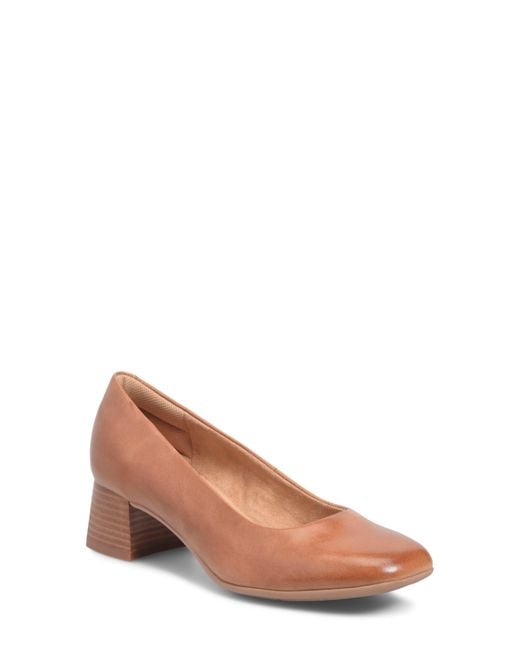 Comfortiva Brown Peach Pump