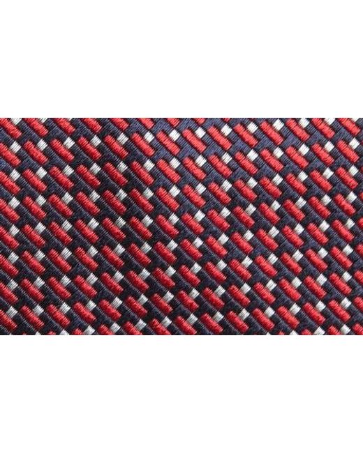 Zegna Red Mulberry Silk Tie for men