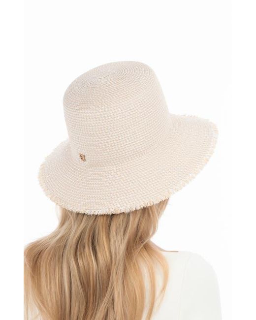 Eric Javits Natural Squishee Straw Bucket Hat