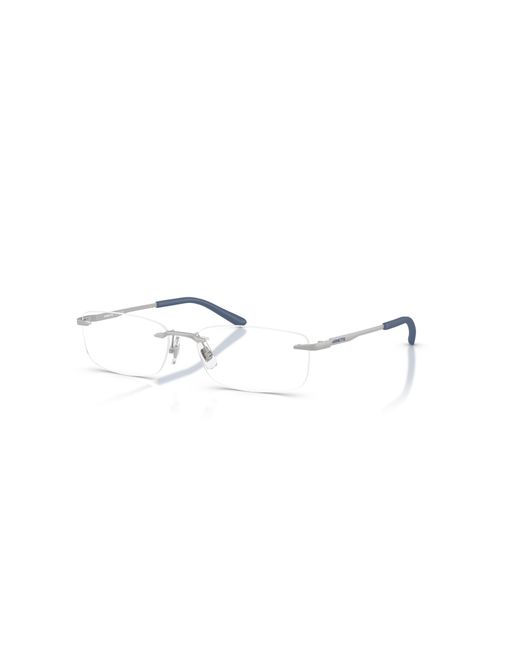 Arnette Metallic 58Mm Rectangle Optical Glasses for men