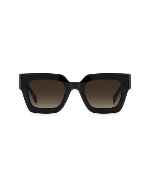 Carolina Herrera Black Her 49Mm Square Sunglasses