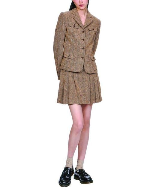 Anna Sui Natural Herringbone Jacket