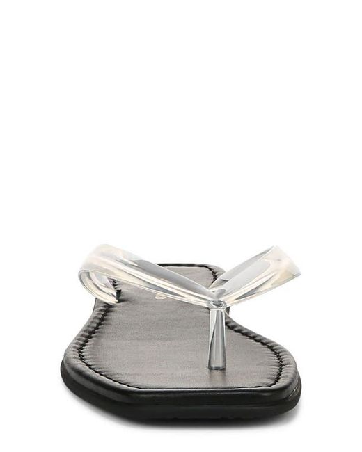 Veronica Beard White Clea Flip Flop