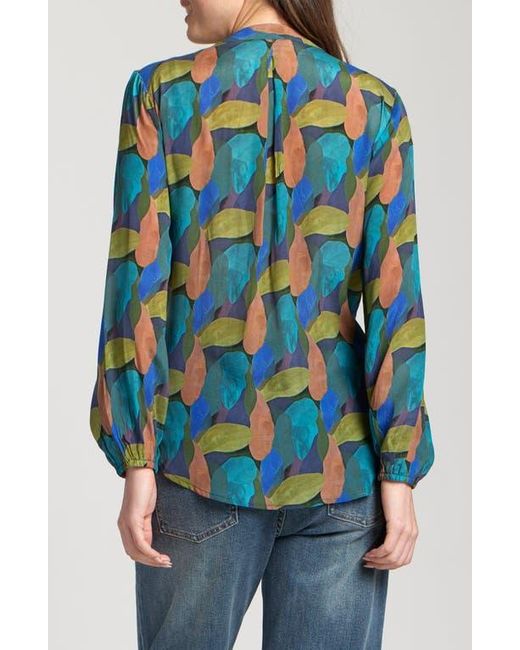 Apny Blue Printed Top