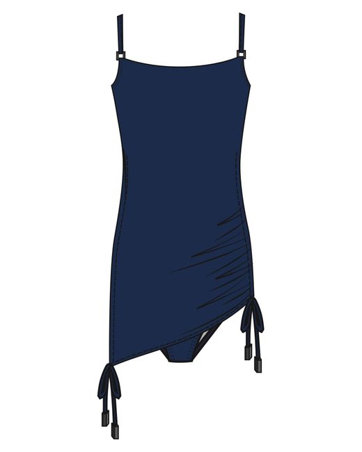 Magicsuitr Blue Magicsuit Chromatique Ella Skirted One-piece Swimsuit