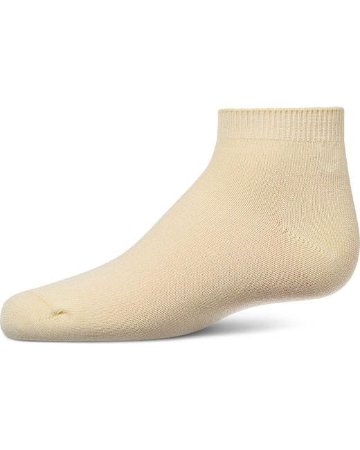 Memoi Natural Basic Silky-Soft Gauge Ankle Sock