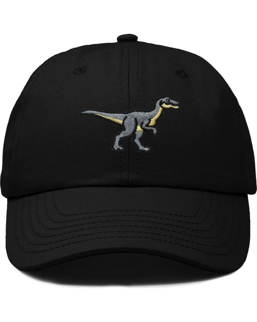 Alix Black Velociraptor Dad Cap for men