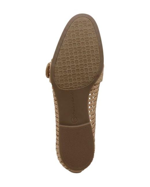Charles David Brown Follies Raffia Loafer