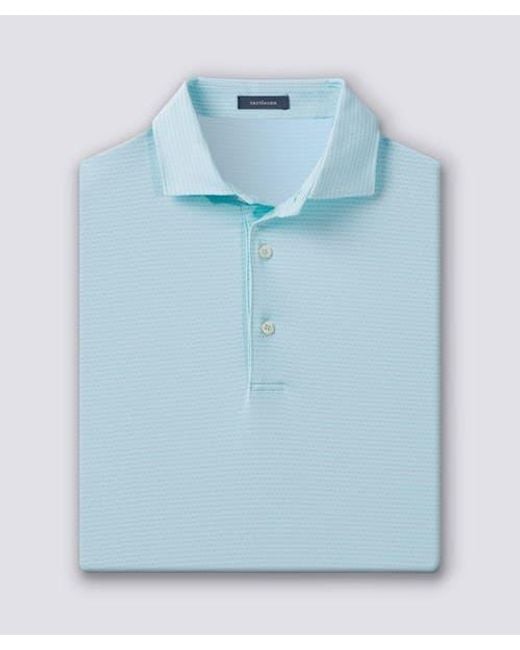Turtleson Blue Lennon Performance Polo for men